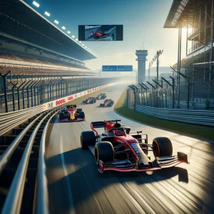 Egy pillanat a 2025-ös F1 Sim Racingből