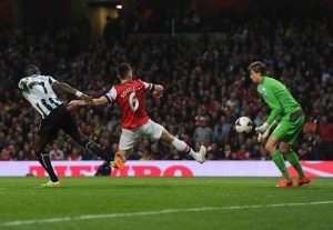 Arsenal vs Newcastle felállások