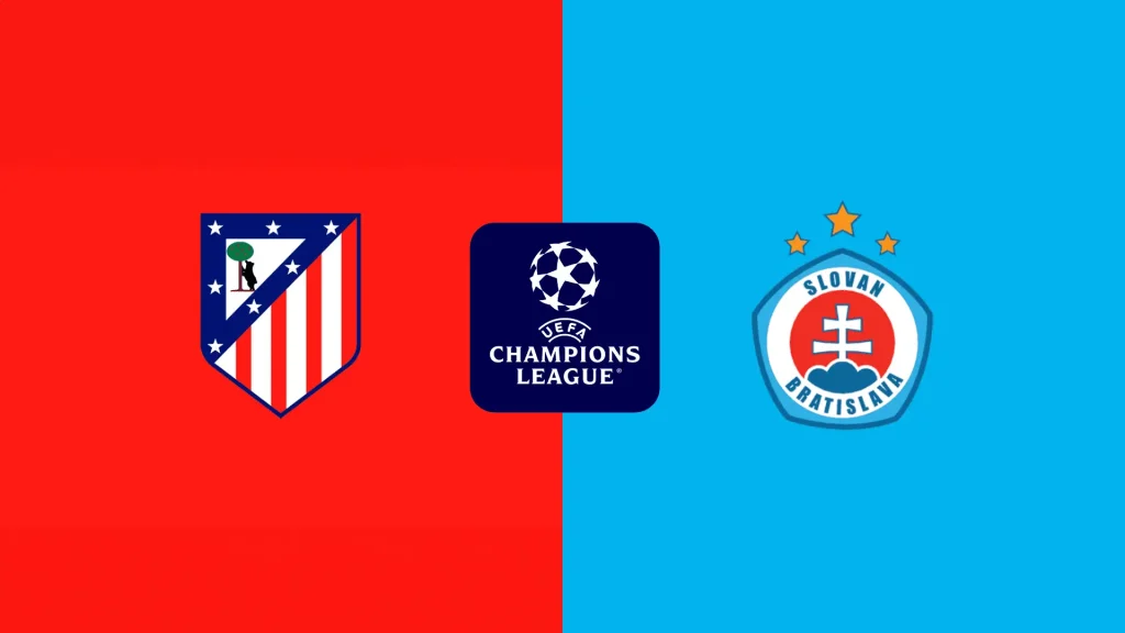 Atletico Madrid vs Slovan Bratislava Bajnokok Ligája