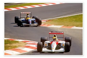 Ayrton Senna a 7 legjobb pilóta között