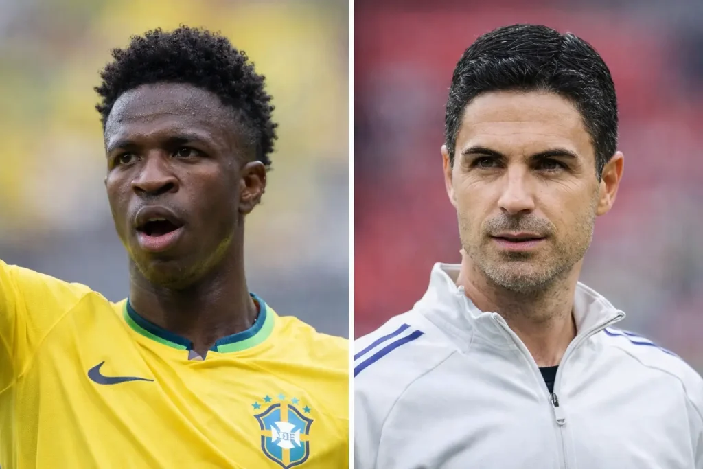 Arsenal átigazolási hírek – Vinícius Júnior friss információk a Real Madrid magabiztosságáról és Arteta terveiről