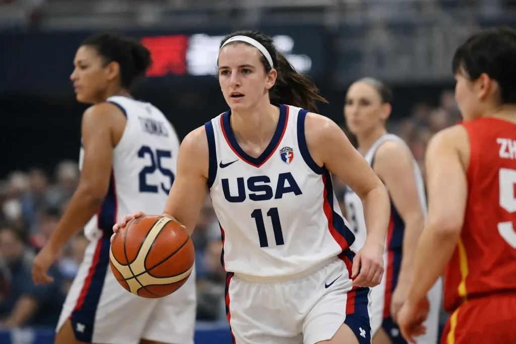 Caitlin Clark történelmi sikere a nemzetközi kosárlabdában