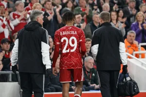 Liverpool sérülésfrissítés – Bradley Barcola helyzete az Atletico elleni meccs után