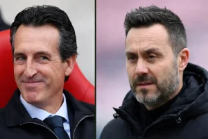 Spurs vs. Aston Villa – Unai Emery merész jóslata Roberto De Zerbi csapatáról a Premier League előtt