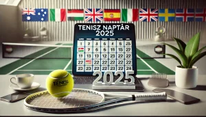 tenisz naptár 2025 - Grand Slam, ATP, WTA