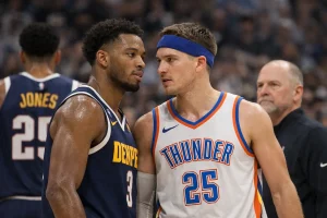 Thunder előnyei a Nuggets gyengülése miatt az NBA-ben