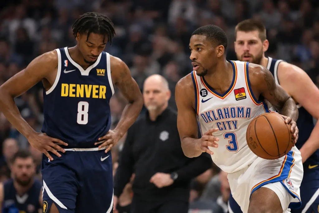 Thunder előnyei a Nuggets gyengülésével a 2025-ös NBA rájátszásban